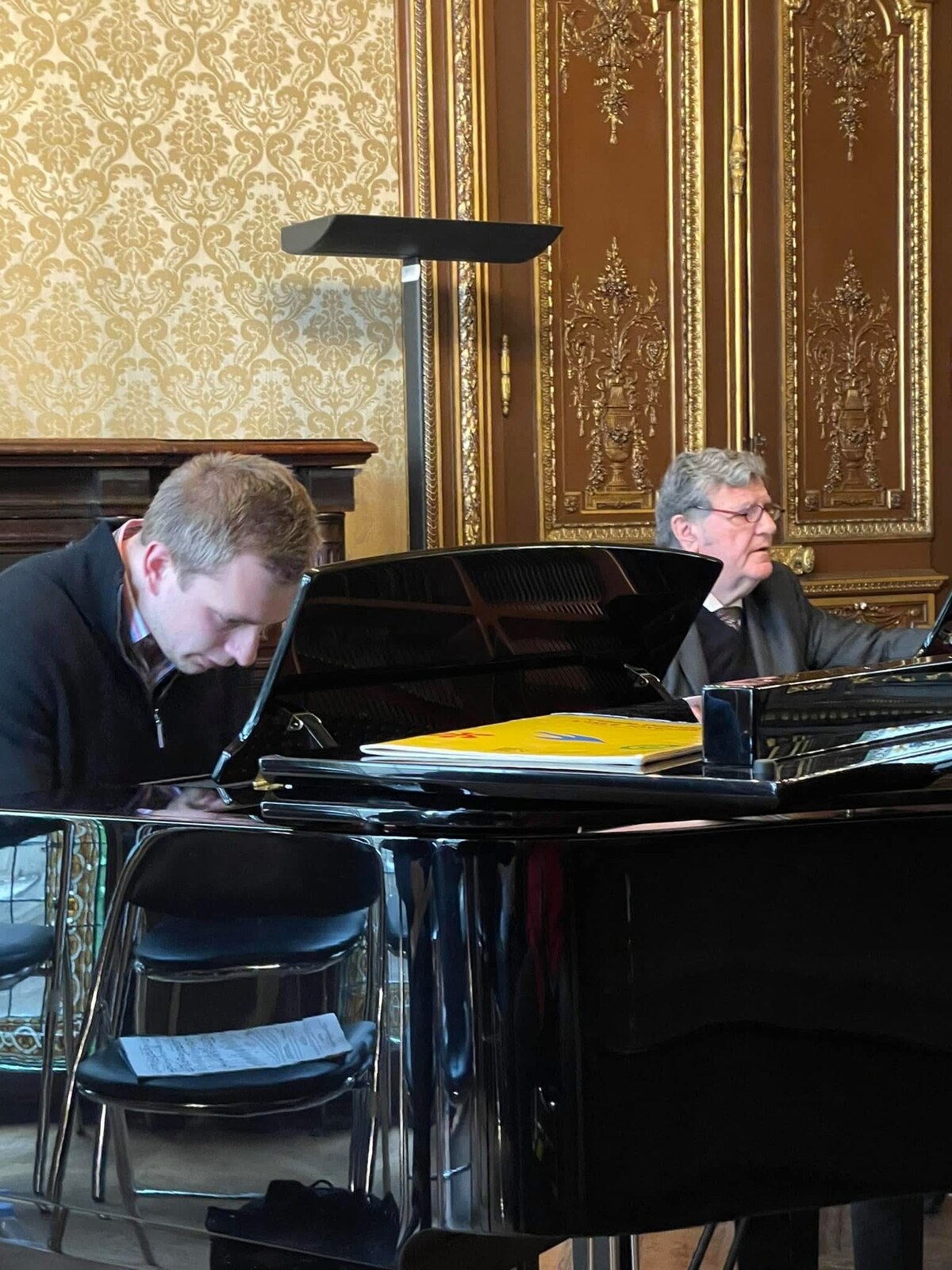 With Jean-Bernard Pommier